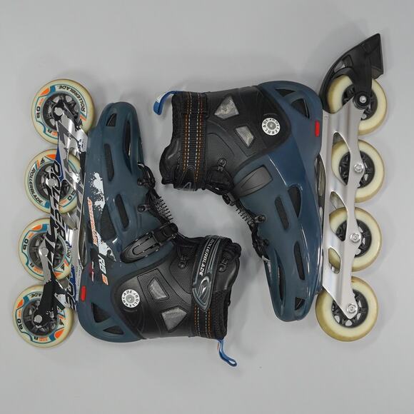 Rollerblade RB 90 Urban Skates - Black/Blue - Size 12.5 - Picture 3 of 7